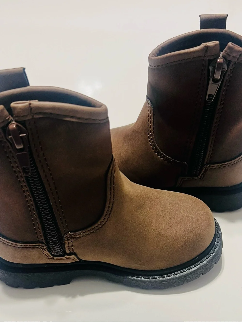 Carter's Toddler Brown Side-Zip Ankle Boots